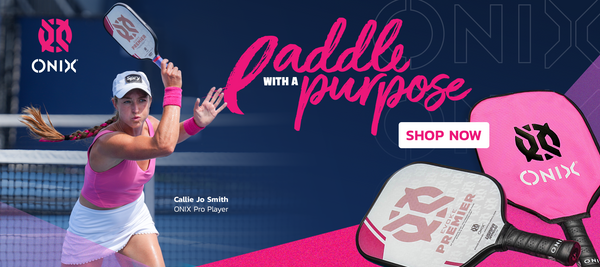 Paddle with a purpose - onix pickleball supports breast cancer awareness
