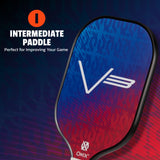 Recruit by ONIX Pickleball V3 Paddle For All Ages and Skill Levels, Intermediate Paddle: Perfect for Improving Your Game