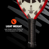 Onix Composite Evoke Tear Drop Pickleball Paddle, Light Weight: Light Weight Paddle Perfect for Increasing Speed and Agility