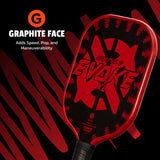 Onix Graphite Evoke XL Pickleball Paddle, Graphite Face: Adds Speed, Pop, and Maneuverability