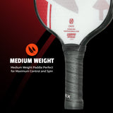 ONIX Composite Evoke Pro Pickleball Paddle, Medium Weight: Medium Weight Paddle Perfect for Maximum Control and Spin