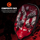 Onix Vertex Pickleball Paddle, Composite Face: Composite Face Delivers Better Power and Touch to Shots