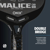Malice DB Open Throat Raw Carbon Fiber Pickleball Paddle