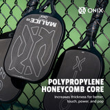 Malice Raw Carbon Fiber Open Throat Pickleball Paddle