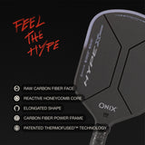 Hype X Pro Pickleball Paddle blue graphic
