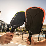 Hype X Pro Pickleball Paddle orange lifestyle