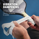 pickleball paddle grips - vibration dampening - replacement grip provides additional vibration dampening for paddle