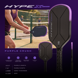 Hype X Pro Raw Carbon Pickleball Paddle