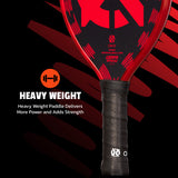 Onix Graphite Evoke Tear Drop Pickleball Paddle, Heavy Weight: Heavy Weight Paddle Delivers More Power and Adds Strength