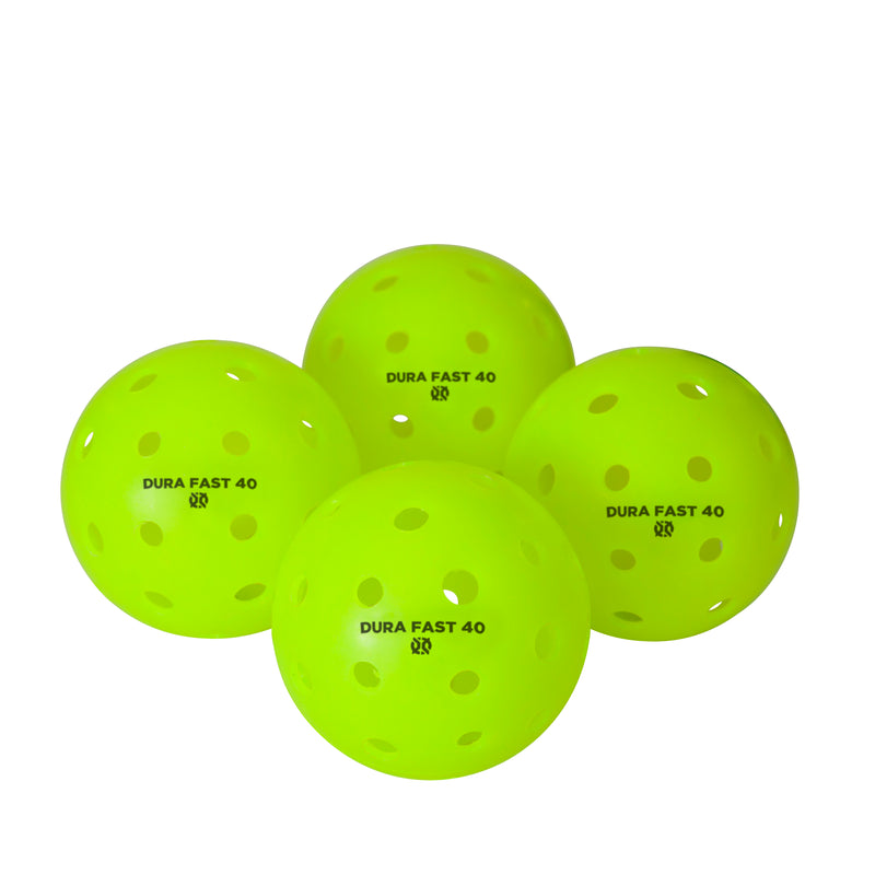 Dura Pickleball - 100 Pack - Neon Green - pickleball balls for sale