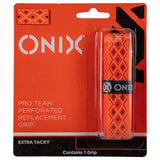 ONIX Perforated Replacement Grip — Orange Pickleball Grip Tape - pickleball paddle grips