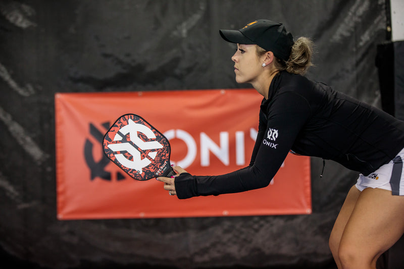 ONIX Recruit V4 Pickleball Paddle with pro player KaSandra Gehrke