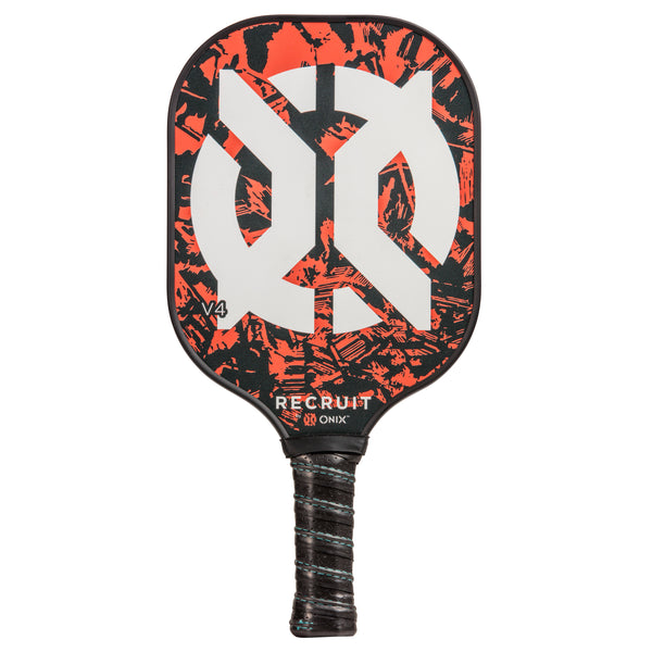 ONIX Recruit V4 Pickleball Paddle Front View - Best Pickleball Paddles for Beginners  - best beginner pickleball paddle
