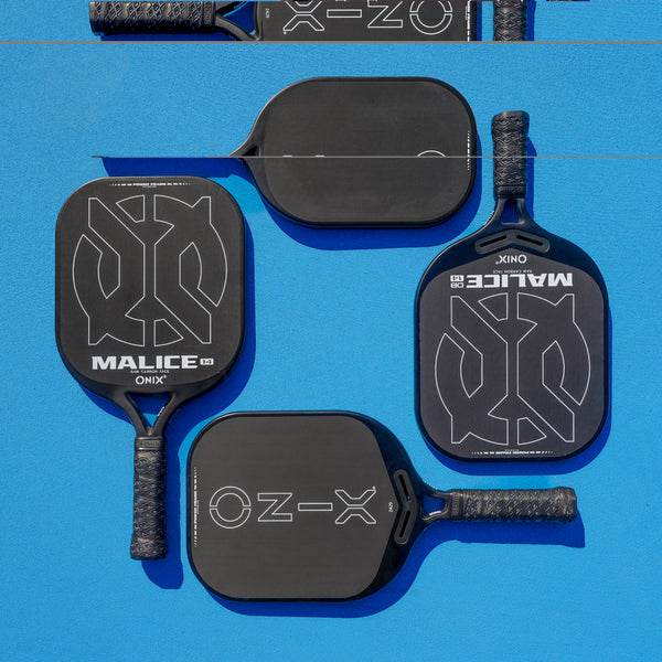 pickleball news - onix pickleball usa pball approved malice raw carbon fiber surface tournament paddles