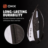 long lasting durability onix pickleball padded pocket bag  sports sling bag" best pickleball sling bag