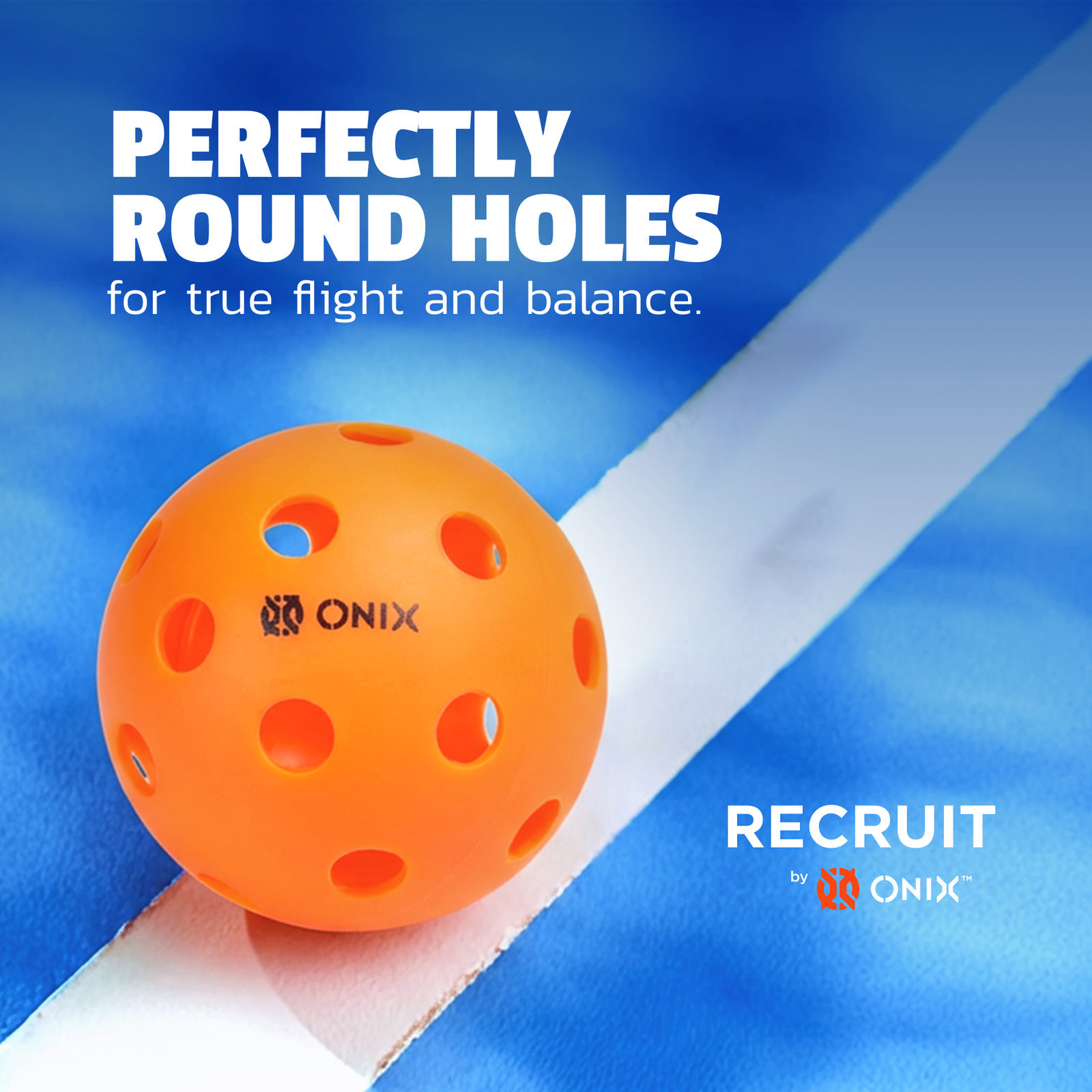 Recruit Pure Indoor Pickleballs | Onix Pickleball