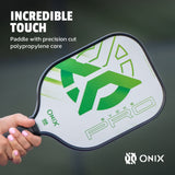 onix pickleball green composite evoke pro pickleball paddle 