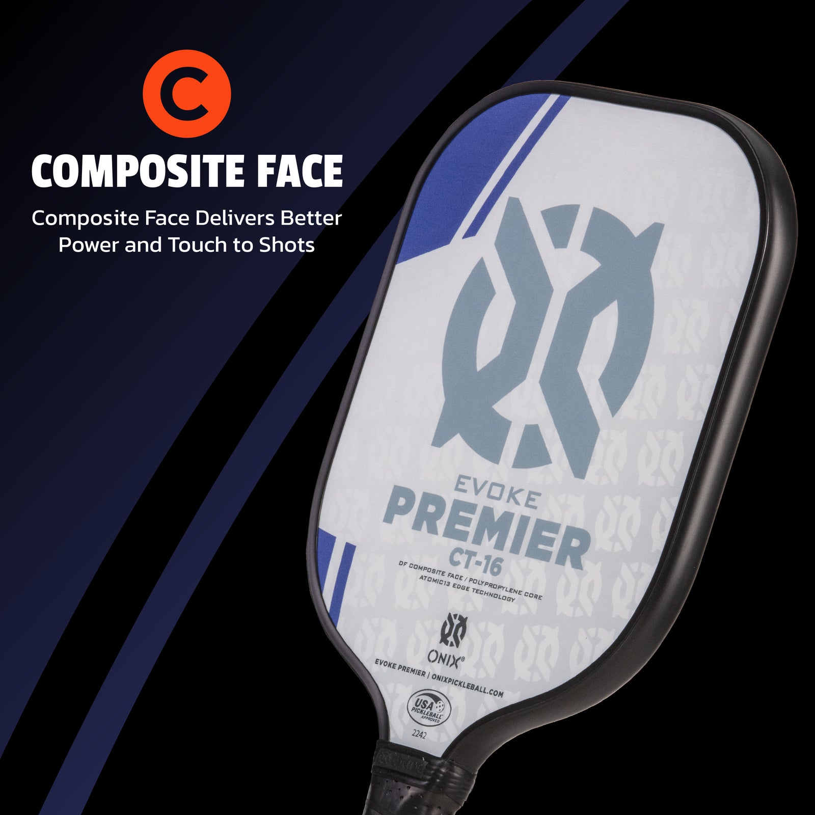 Evoke Premier CT-16 Pickleball Paddle | Onix Pickleball