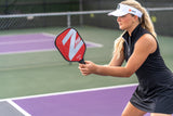 Z5 Mod V2 Series Graphite Paddle in girls hands red