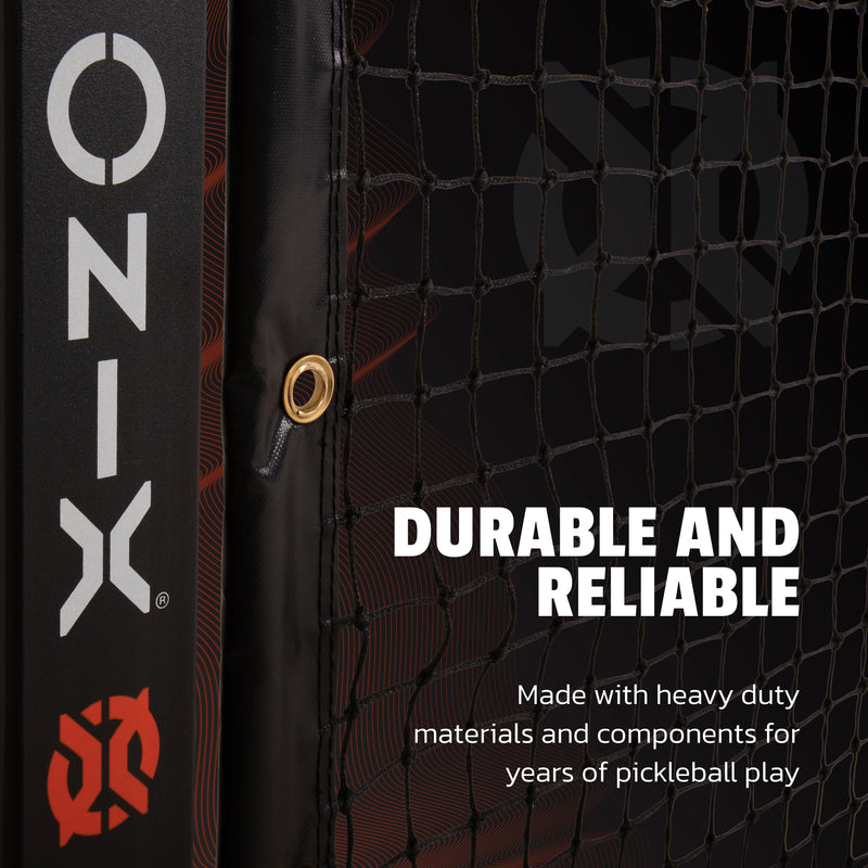 durable and reliable. made with heavy duty materials and components for years of pickleball play