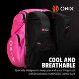 cool and breathable onix pickleball sports bag backpack for tournaments 