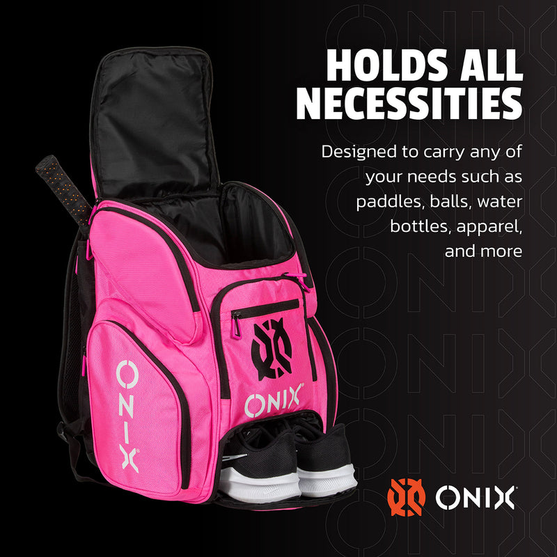 designed to carry pickleball paddles and balls backpack bag 