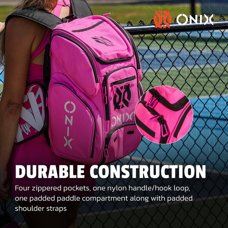 durable construction sports back pack with pockets 