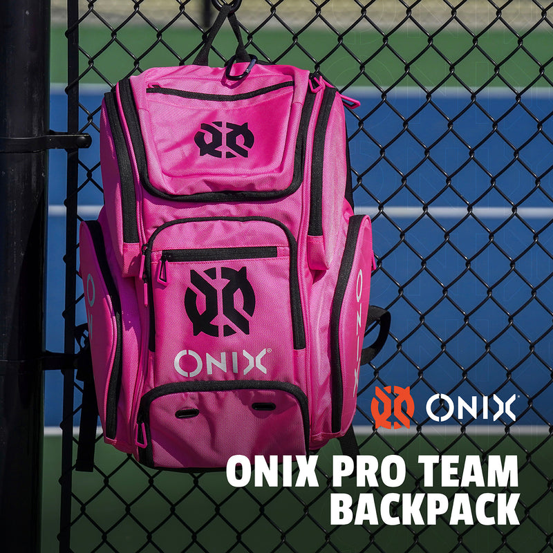 onix pickleball pro team pink backpack sports bag 