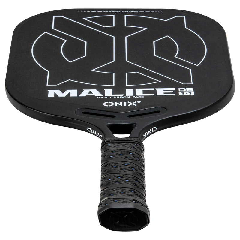 malice db raw carbon fiber onix pickleball tournament paddle 