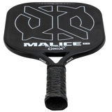 onix pickleball malice raw carbon open throat paddle 
