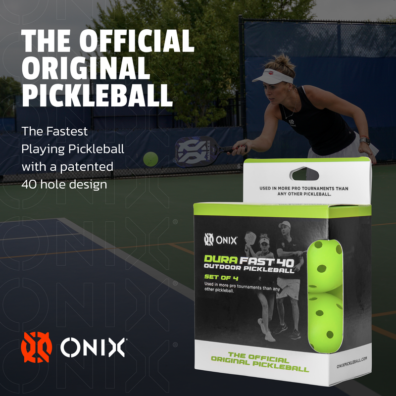 DURA Fast-40 Pickleballs - 4 Pack
