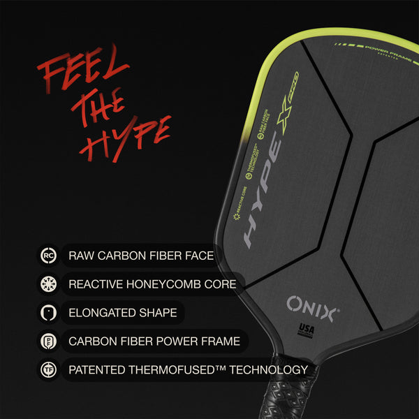 Hype X Pro Pickleball Paddle green graphic