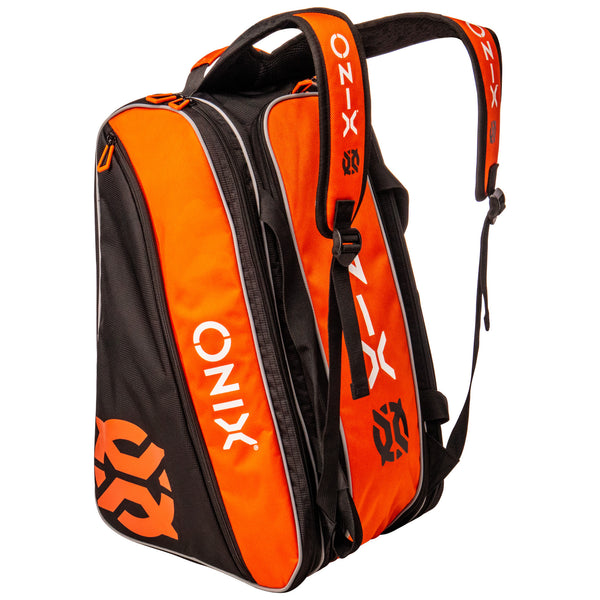 ONIX Pickleball Pro Team Pickleball Backpacks - Orange/Black