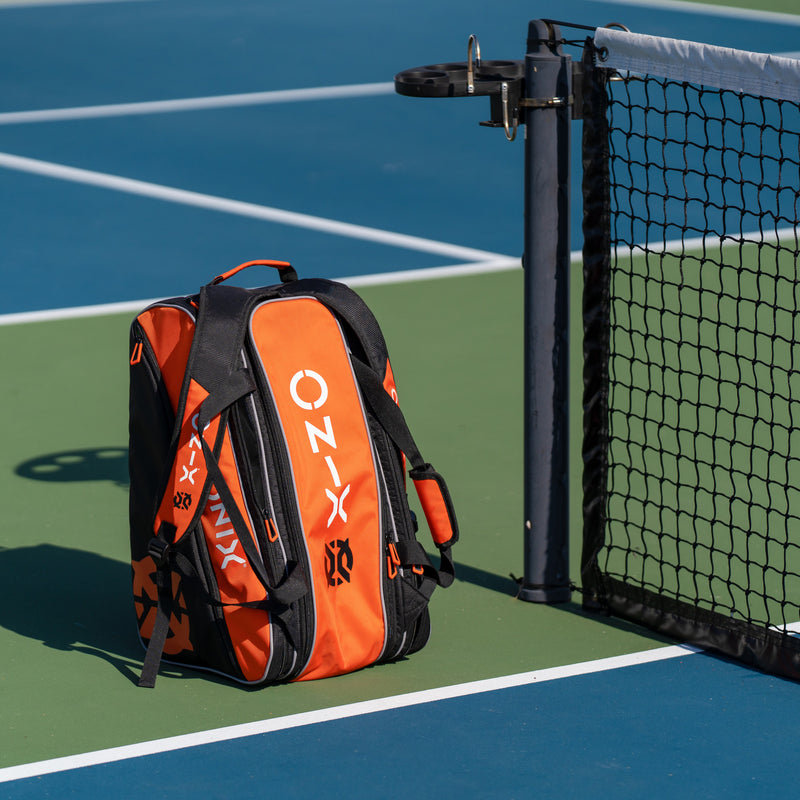 ONIX Pro Team Paddle Bag on pickleball court