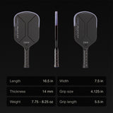 Hype X Pro Raw Carbon Pickleball Paddle