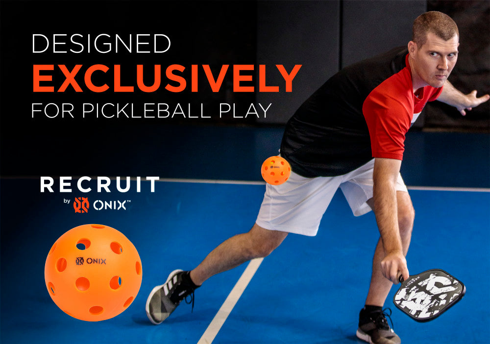 Onix Recruit Pickleball-Bälle Für Innenbereich – 3er Pack, Mit Superiorer Naht, Konsistent & Langlebig