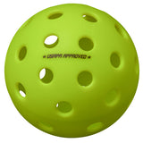 Green perforated ball with 'USAPA Approved' text on a white background