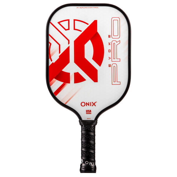 ONIX Evoke Pro Pickleball Paddle Features Composite Face and Precision Cut Polypropylene Core - best pickleball paddles for intermediate players