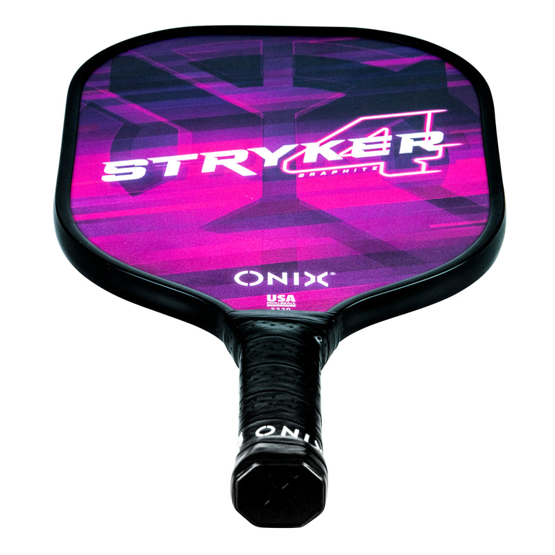 Onix Stryker 4 Pickleball Paddle Features Polypropylene Core, Graphite Face, and Larger Sweet Spot – Purple_9