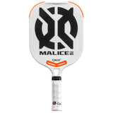 ONIX Malice 14 Open Throat DB Composite Pickleball Paddle - white and orange _1
