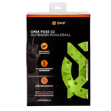 ONIX Fuse G2 Outdoor Pickleball Balls (6 Pack) Green