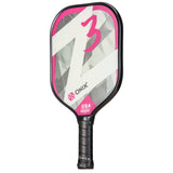 ONIX Z3 Pickleball Paddle Angled Front View - Pink - USA Pickleball Approved