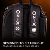 ONIX Pickle ball Backpack - Designed to sit upright features durable ONIX straps best pickleball bag with shoe compartment