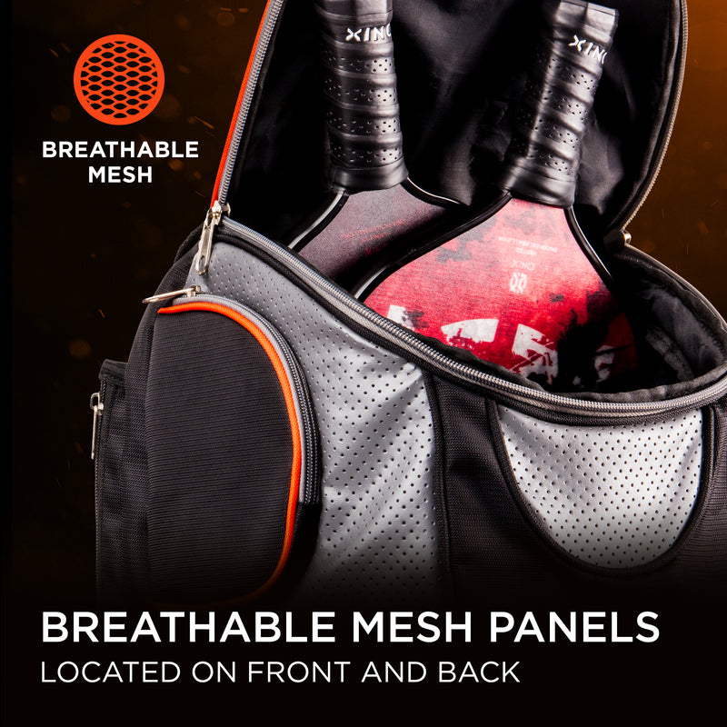 ONIX Backpack - breathable mesh panels located on front and back