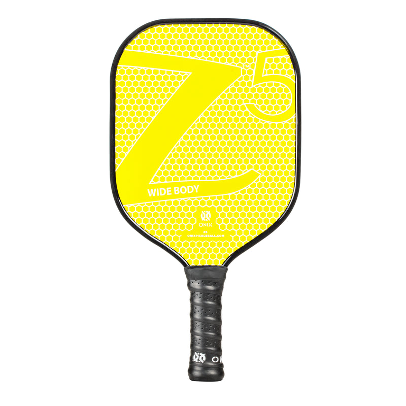 ONIX Composite Z5 Pickleball Paddle Front View - Yellow