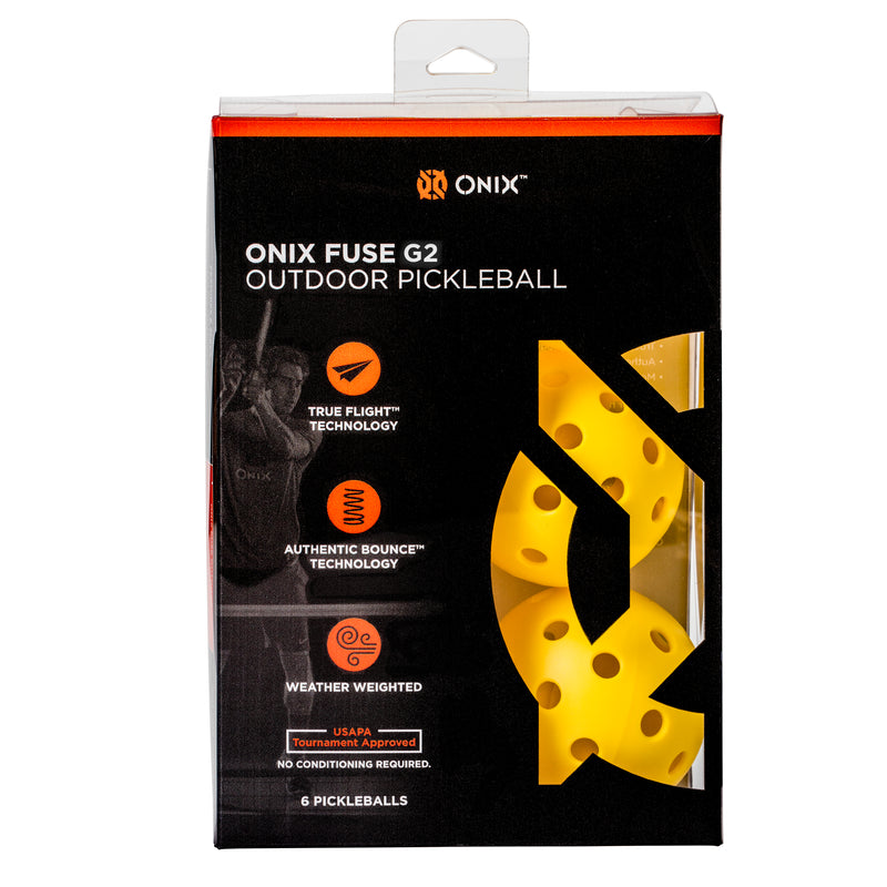 ONIX Fuse G2 Outdoor Pickleball Balls (6 Pack)_1