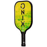 ONIX Graphite React Pickleball Paddle Front View - Green