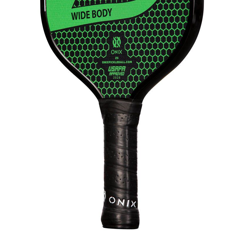 ONIX Graphite Z5 Green Pickleball Racket - pickleball Z5 paddle