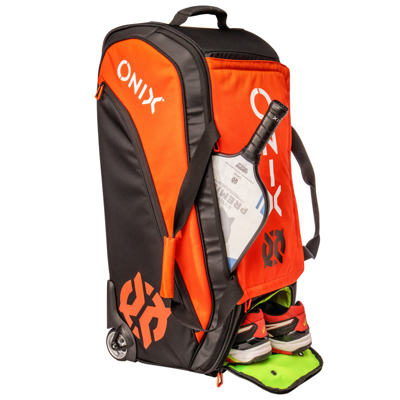 ONIX Pro Team Wheeled Duffel Bag — Orange/Black_2