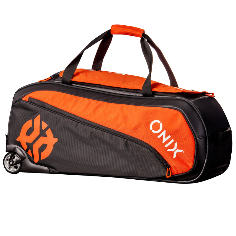 ONIX Pro Team Wheeled Duffel Bag — Orange/Black_4